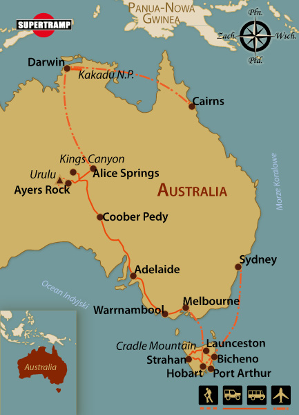 AUSTRALIA + TASMANIA