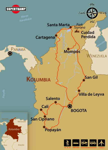 KOLUMBIA w drodze do EL DORADO
