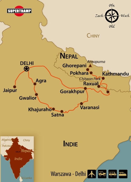 INDIE -  NEPAL Magiczne krainy